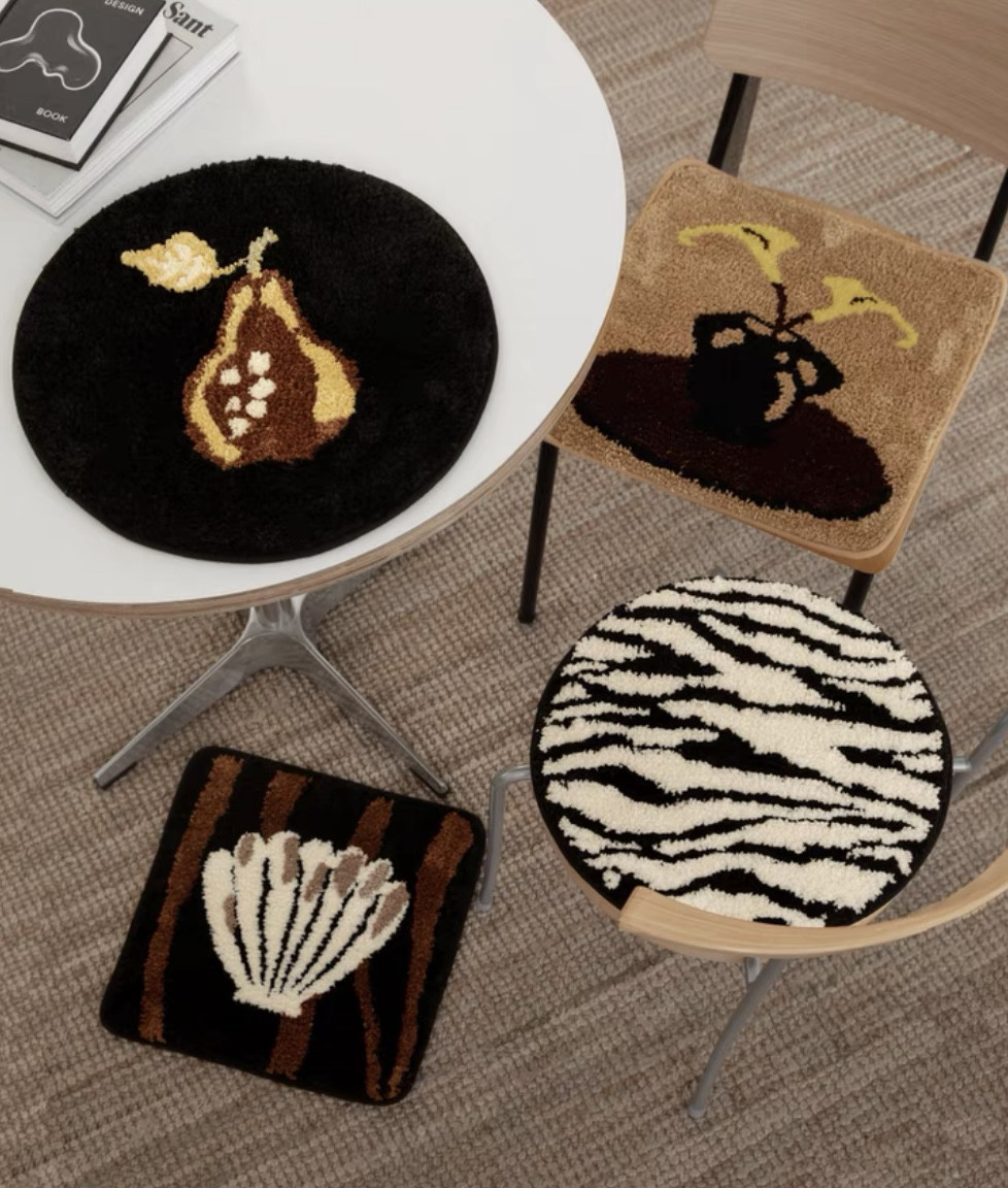 防滑簇绒坐垫复古家用沙发垫子浴室吸水门垫洗手台防滑脚垫脏坐垫,居家布艺,椅垫,淘宝优惠券,粉丝福利购,淘宝优惠卷