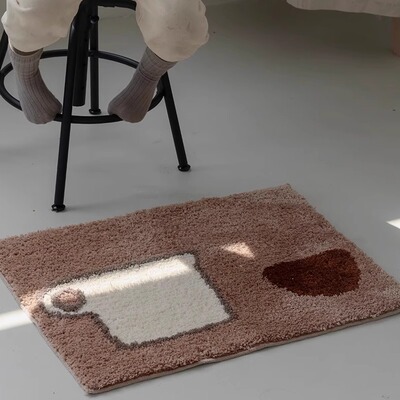 HIRug中古浴室吸水脚垫装饰地毯