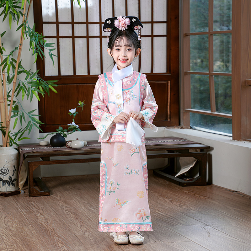女童宫廷古装可爱小格格服装