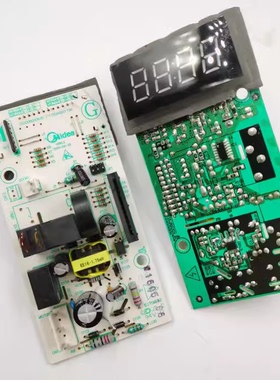 适用美的微波炉电脑板M1-L213C M1-L213C红色EMLCCE4-20-K