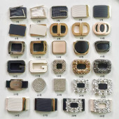 饰鞋 面装 扣鞋 上百搭款 配件 女高跟鞋 配饰修鞋 金属水钻饰品配件鞋