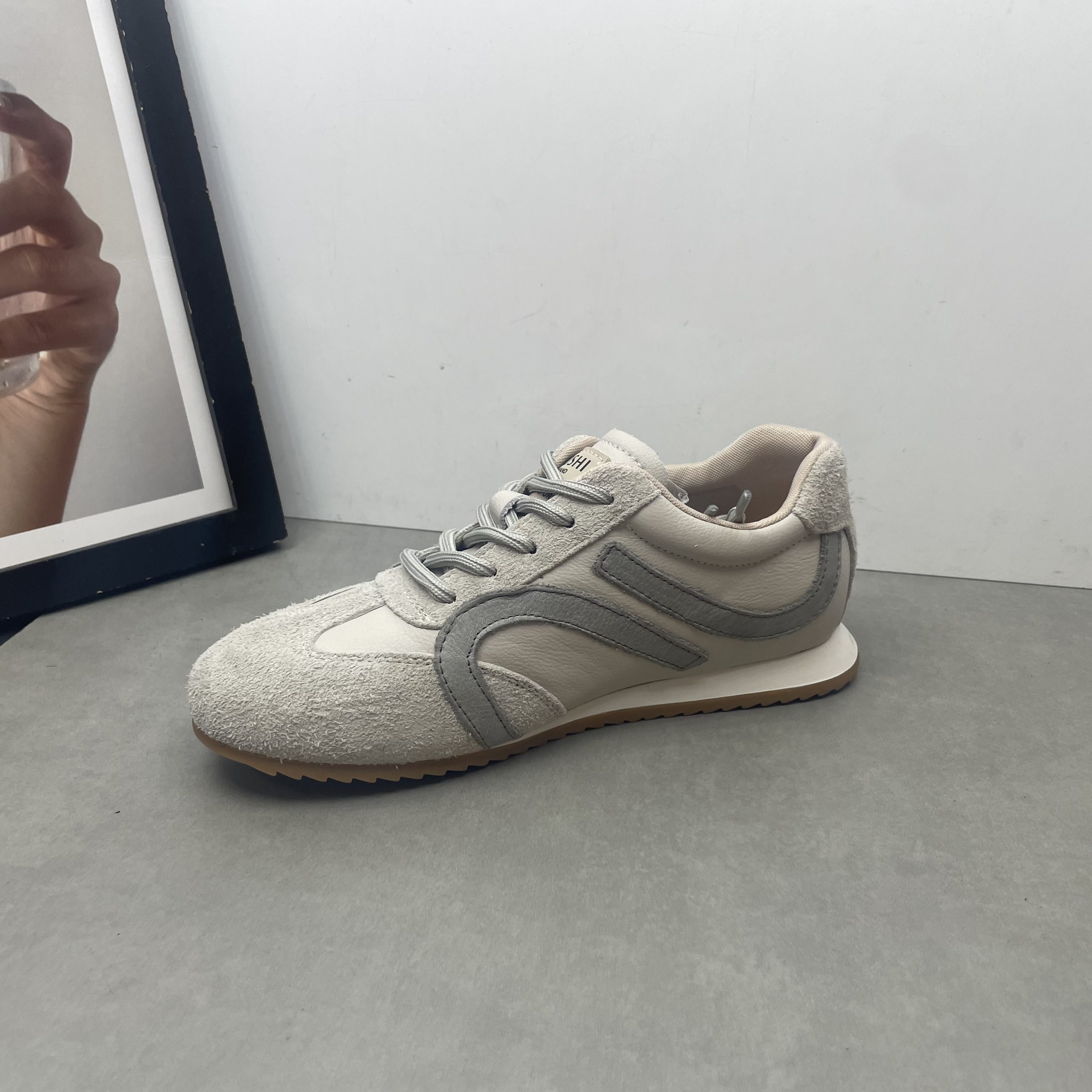 工厂断码处理真皮女鞋2025秋季新款圆头深口系带复古德训鞋女单鞋,女鞋,德训鞋,淘宝优惠券,粉丝福利购,淘宝优惠卷