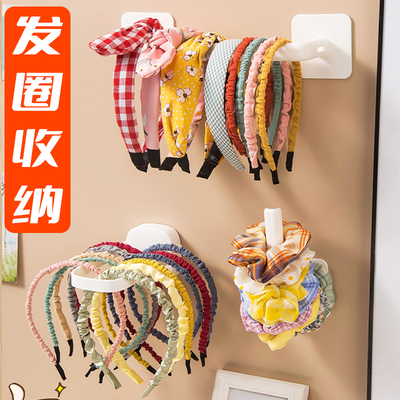 免打孔发圈头绳发箍收纳挂钩