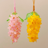 新款 富桂有钱花金桂花手机链珍珠挂件包挂车挂中秋节礼品闺蜜礼物