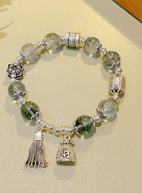 新中式国潮复古个性多宝绿幽灵手