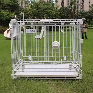 亮佳洁纳米狗笼加粗方扣笼子中小型多功能宠物叠加多层笼具跑床