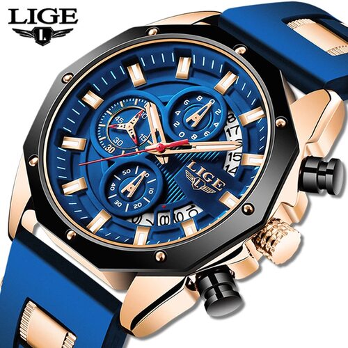 LIGE/利格LG8908跨境运动手表多功能防水手表