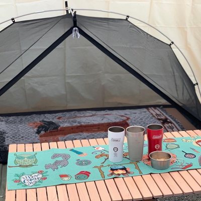 camping 桌旗布艺餐桌户外露营桌子折叠桌蛋桌布 桌旗