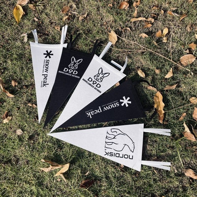 毛毡露营三角旗户外旗帜家居装饰