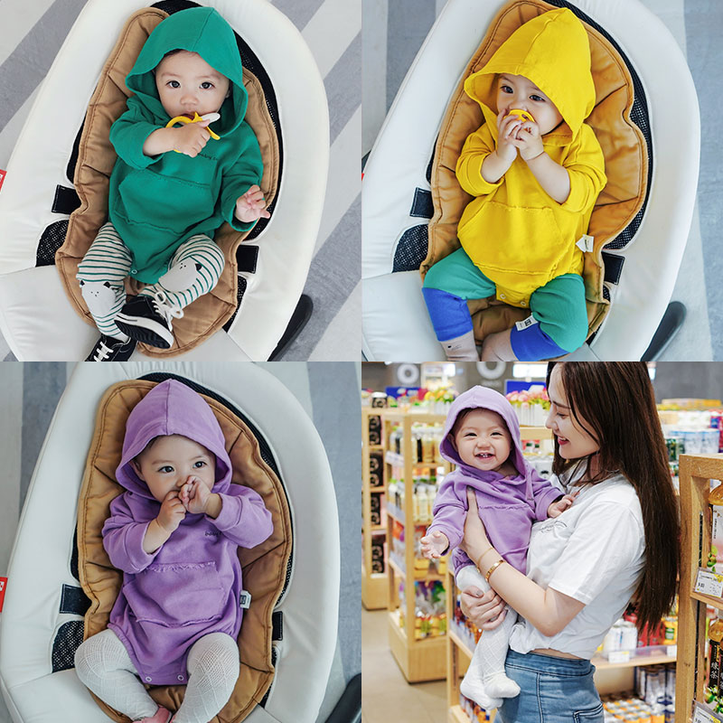 券后49.90元春秋01岁连帽幼儿纯棉衣服外出服