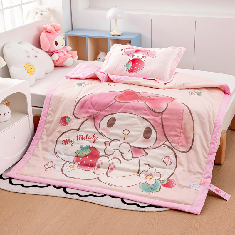 全棉儿童空调被纯棉幼儿园宝宝美乐蒂夏凉被婴儿午睡库洛米薄被子