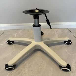 椅子配件椅子配件白色尼龙脚加厚五星脚转椅底座电竞椅电脑椅通用