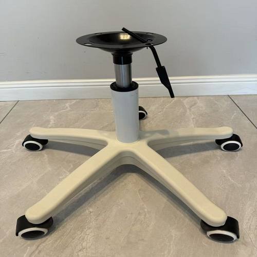 椅子配件椅子配件白色尼龙脚加厚五星脚转椅底座电竞椅电脑椅通用