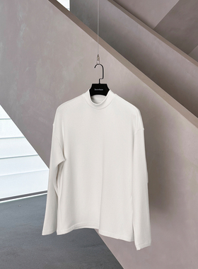 secretbase软糯自发热 净色T恤 绒感加厚冬款男长袖打底T