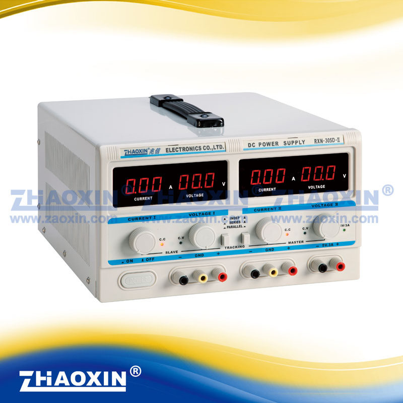 深圳兆信RXN-305D-II双路直流电源 30V/5A数字可调电源305D-2