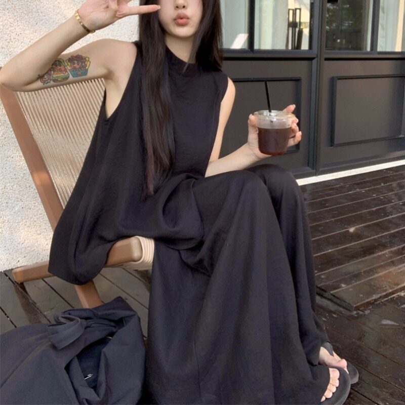 实拍~2026夏季新款松弛感穿搭休闲套装女夏慵懒风背心裤子两件套