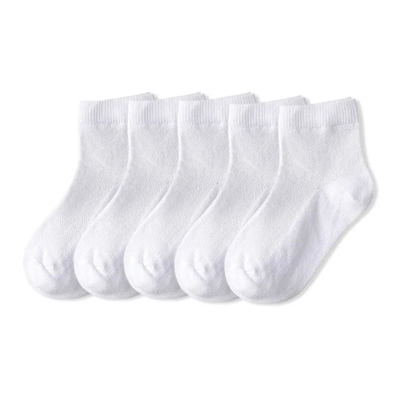 5 Pairs/Lot Children Socks Boy Girl Baby Fashion Cotton Soli 女士内衣/男士内衣/家居服 连裤袜/打底袜 原图主图