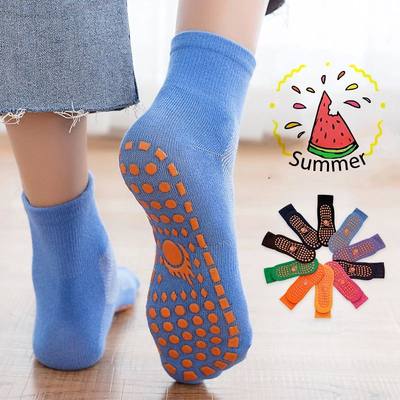 Summer Mother Kids Anti-slip Socks Child Non Slip Sock With