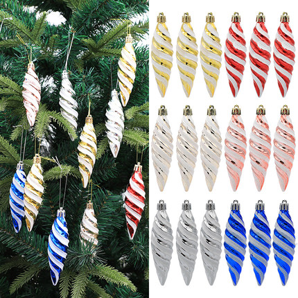 Christmas Ornaments Boxed Set of Crutch Candy Icicle Xmas