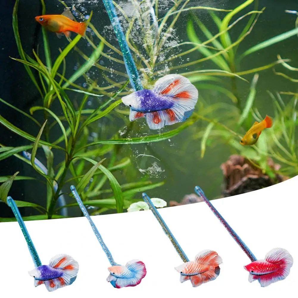 Betta Stick Artificial Aquarium Decor Long Pole Fish Trainin