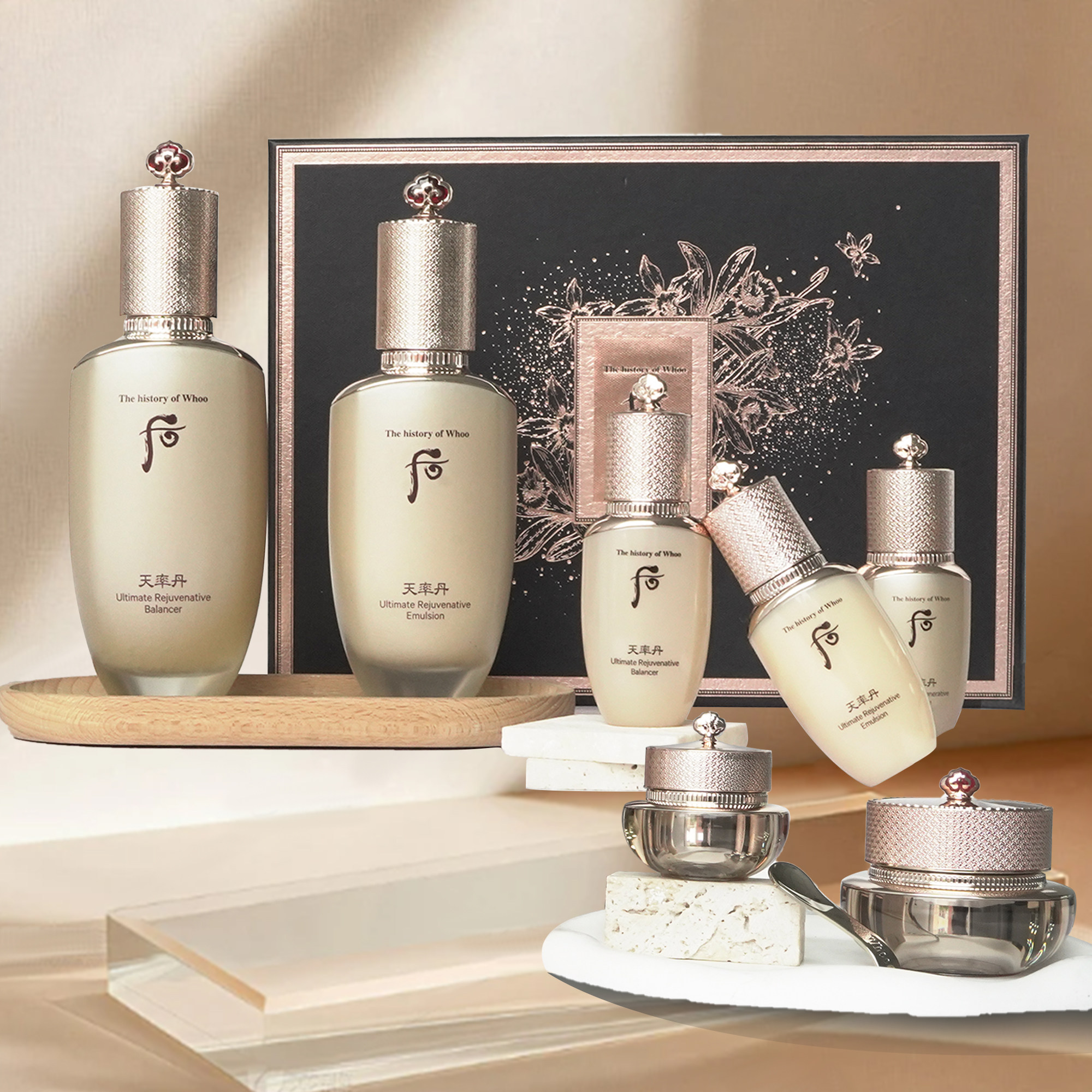 天率丹套盒韩国后whoo天率丹护肤三件套装水乳面霜保湿提亮嫩肤,美容护肤/美体/精油,面部护理套装,淘宝优惠券,粉丝福利购,淘宝优惠卷