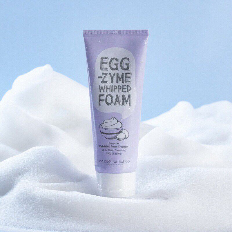 涂酷洗面奶韩国too cool for school鸡蛋酵素洁面150g去角质清洁