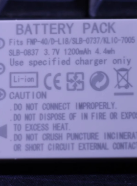 富士FinePix Z1 Z2 Z3 Z5 V10 J50 F480 NP-40  通用三星0737电池