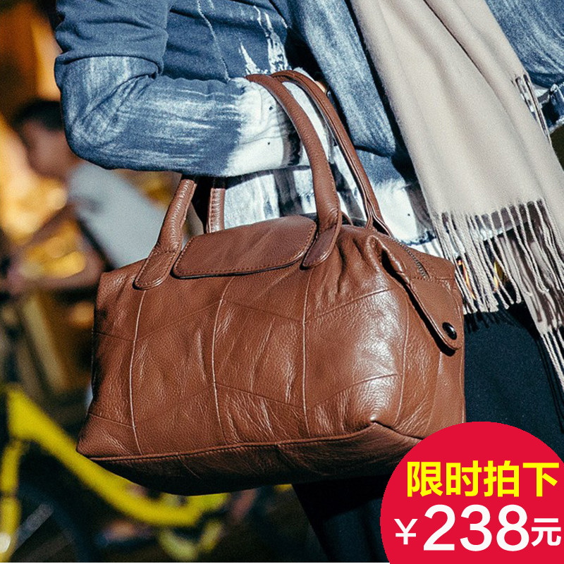 真皮女包2023韩版时尚潮流手提包大气通勤青年头层牛皮单肩斜挎包