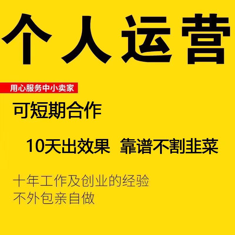 个人天猫淘宝京东阿里店铺代运营网店整店托管拼多多电商开直通车
