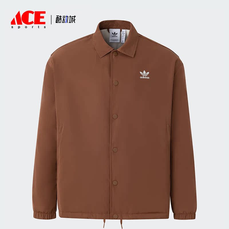 Adidas/阿迪达斯正品三叶草男子宽松防风抓绒休闲外套IY5385
