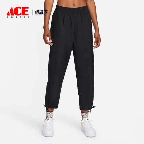 Nike/耐克正品夏季新款女子宽松透气梭织工装长裤DM6570-010