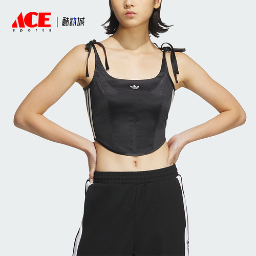 阿迪达斯女士复古吊带背心