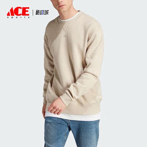 Adidas/阿迪达斯正品冬季新款男子加绒保暖圆领卫衣IP8351