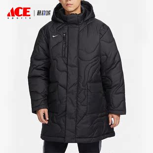 Nike/耐克正品冬季新款男子保暖中长款运动棉衣FB6337