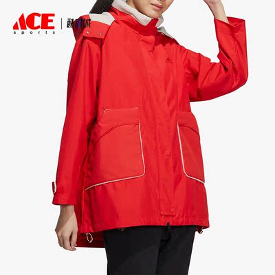 Adidas/阿迪达斯正品春季新款女子运动摇粒绒连帽外套HZ2995