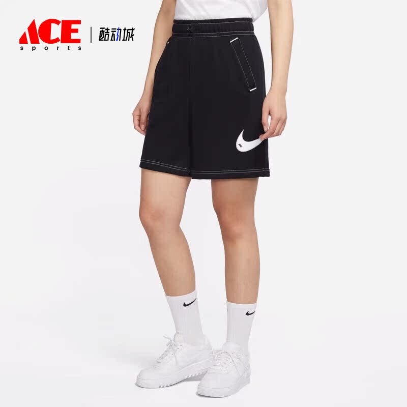 Nike/耐克正品夏季女子宽松透气针织休闲运动短裤DM6750-010