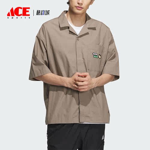 阿迪达斯男子运动短袖