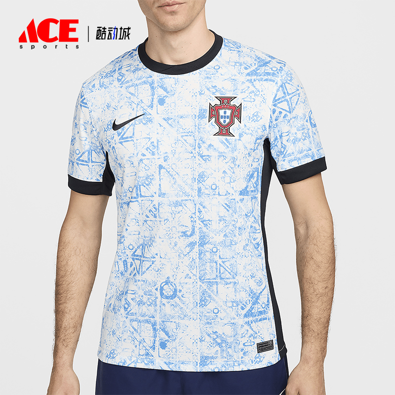 耐克男士新款圆领透气足球球衣