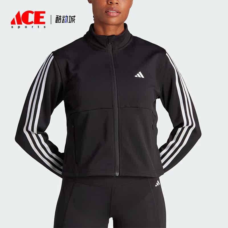 Adidas/阿迪达斯正品春季新款女士运动健身夹克外套HZ5615 - 实物图