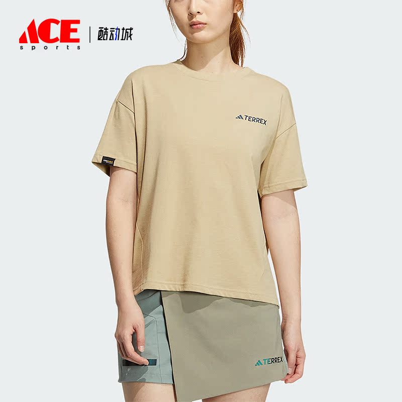 阿迪达斯女子运动短袖