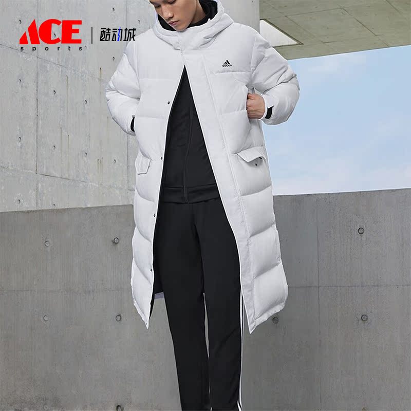 Adidas/阿迪达斯正品冬季新款男士长款保暖休闲羽绒服IV7559