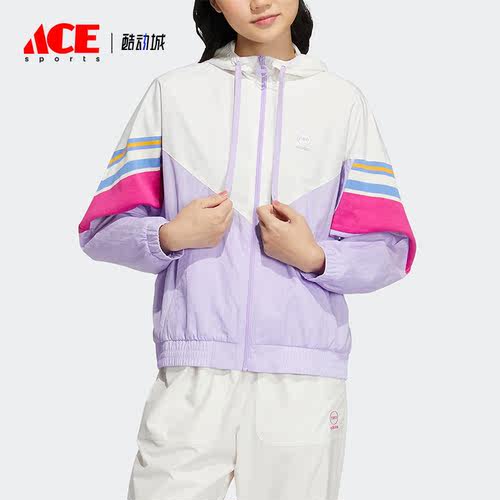 Adidas/阿迪达斯正品NEO春季新款女子运动休闲连帽外套IA6763