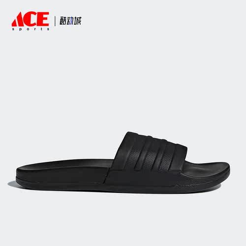 Adidas/阿迪达斯正品Neo女子简约透气耐磨一字运动拖鞋BB1095