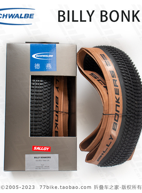 Schwalbe世文billy bonkers鸟车355小布20寸406黄边折叠车2.0外胎