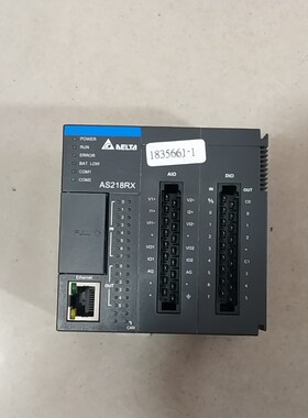 AS218TX-A台达DELTA编程控制器AS218PX-A CPU模块AS218RX-A 二手