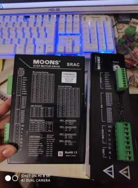 MOONS鸣志三相步进电机驱动器Y3SSRAC8数字式海德堡雕刻机