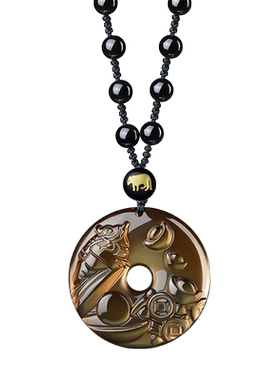 易明居灵蛇进禄吉宏吊坠属牛项链