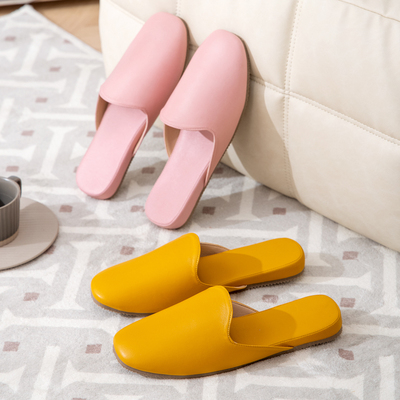 真皮居家鞋真皮羊皮包头羊皮