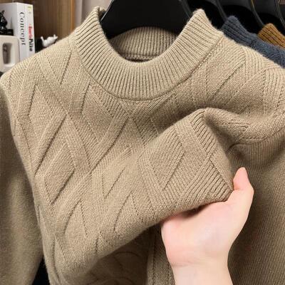 可机洗不起球恒源祥100%羊毛衫