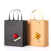 礼品袋ins风伴手礼袋包装 礼物 袋大号高档手提袋牛皮纸袋送老师装